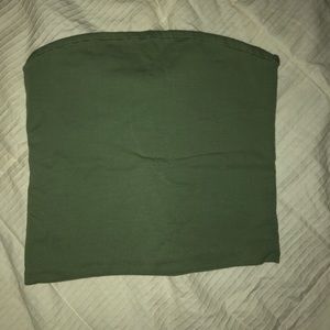 Brandy Melville Green Tube Top